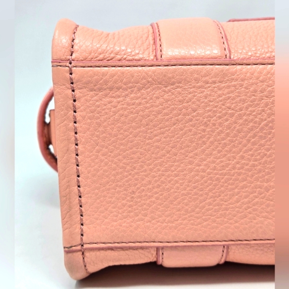 Marc Jacobs The Tote- Leather Small In Southern Peach with Gold Hardware - Picture 5 of 15